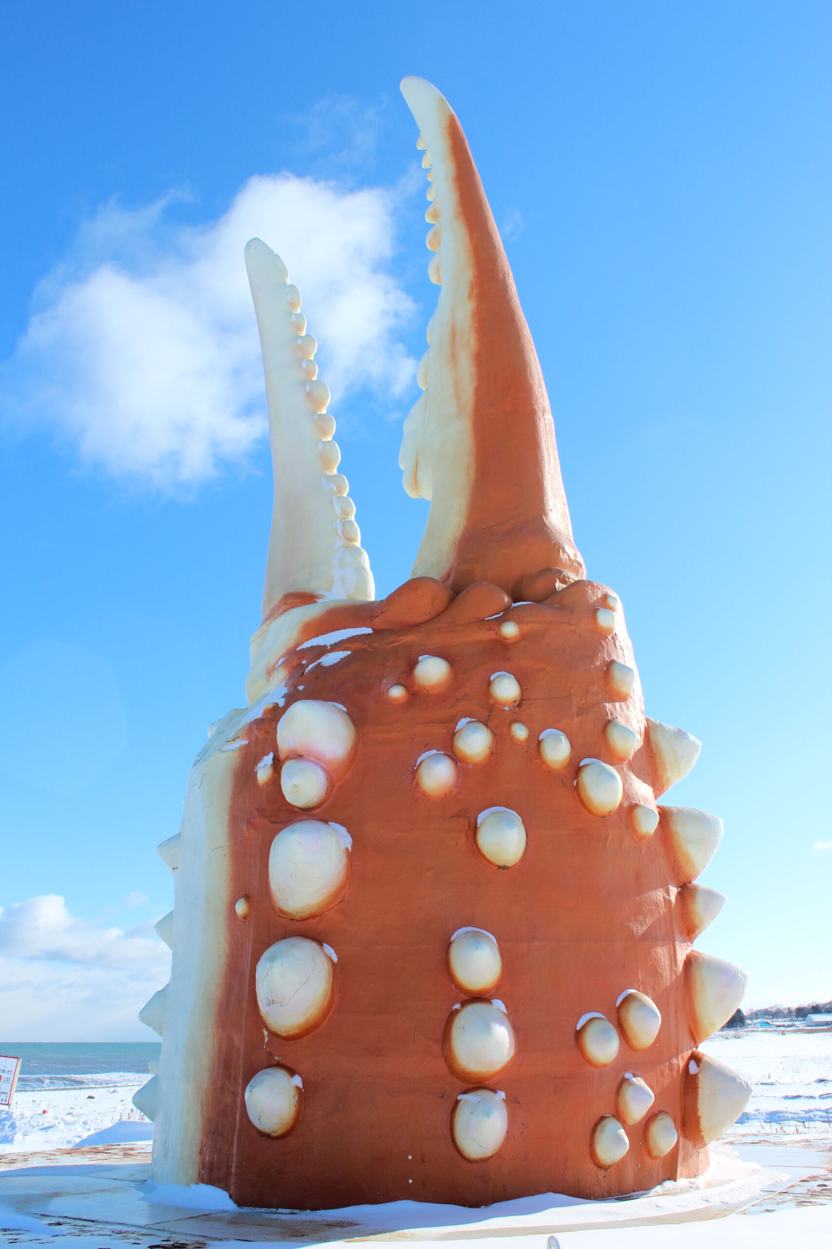 Crab Claws in the Winter Sculpture